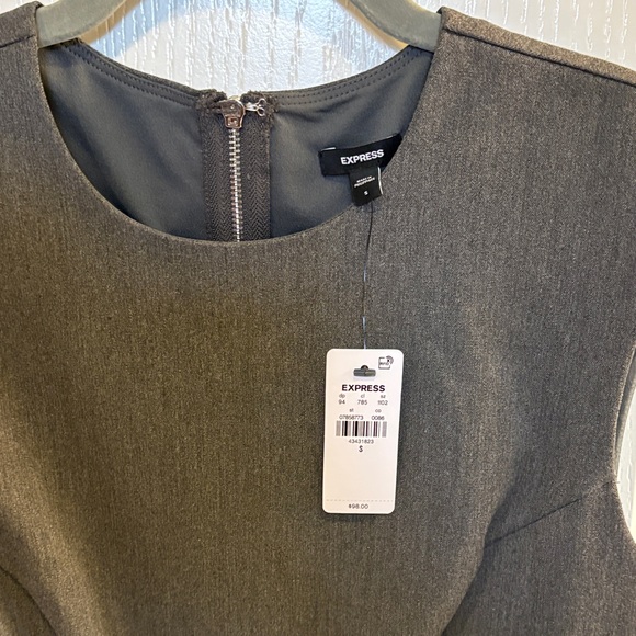 Express Gray Dress - Picture 2 of 16